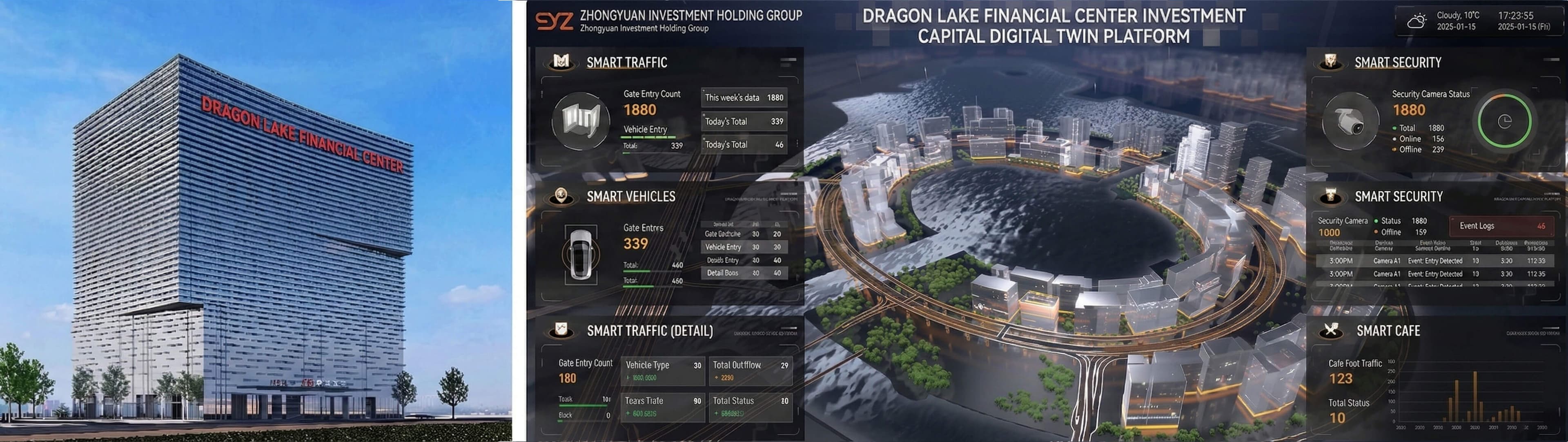 Zhengzhou Beilong Lake Financial Center Yuzi Building