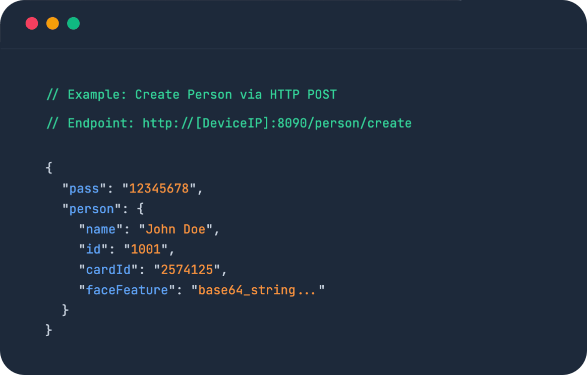HTTP LAN API Architecture